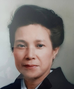 四代教会長：見浦由喜子師